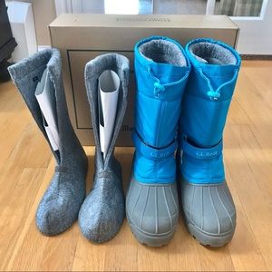 L.L. Bean Big Kids Size 6 Northwoods Boots - Barely Worn